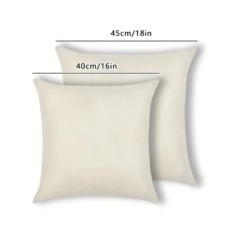 4pcs Geometric Pattern Throw Pillowcases, 18"x18" & 16"x16"