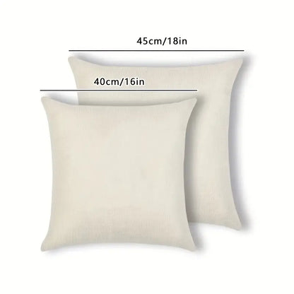 4pcs Geometric Pattern Throw Pillowcases, 18"x18" & 16"x16"